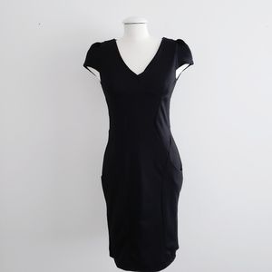 WIPD Black Wiggle Dress With Pockets